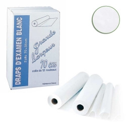 Drap d'Examen - Ouate Lisse - 70 x 38 cm