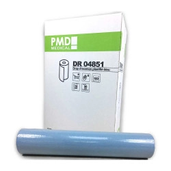 Drap d'Examen Plastifié - 50 x 38 cm - Bleu - PMD MÉDICAL