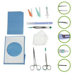 PMD N°4 - Set de chirurgie à usage unique stérile - PMD MÉDICAL - Carton de 40