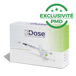 3Dose™ Unit VLOW – Seringue 1 ml à dosage par clic