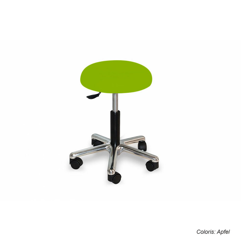 Tabouret sur Roulettes - Assise Ronde - Mobercas - PMD Médical