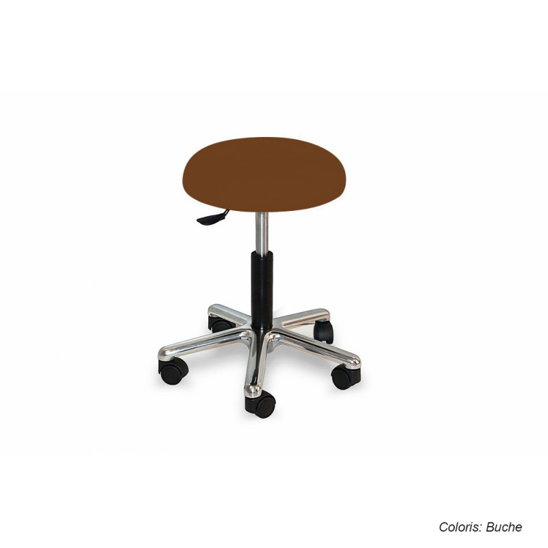 Tabouret sur Roulettes - Assise Ronde - Mobercas - PMD Médical