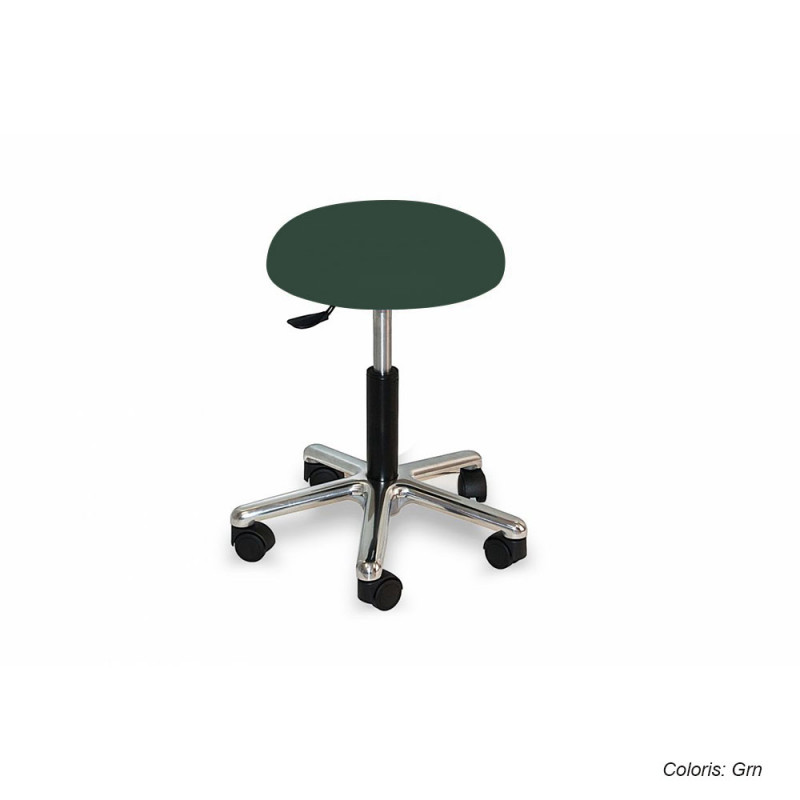 Tabouret sur Roulettes - Assise Ronde - Mobercas - PMD Médical