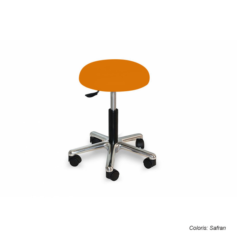 Tabouret sur Roulettes - Assise Ronde - Mobercas - PMD Médical