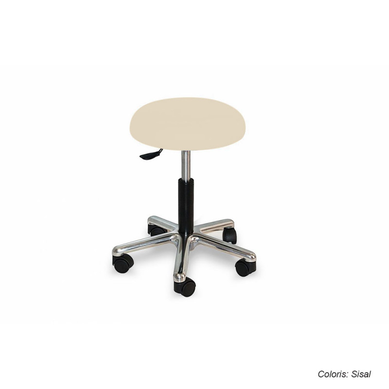 Tabouret sur Roulettes - Assise Ronde - Mobercas - PMD Médical