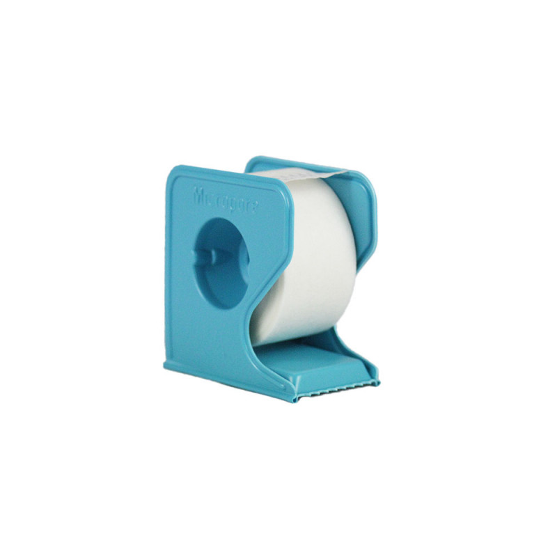 Sparadrap microporeux avec dévidoir bleu - 3M Micropore™