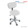 Tabouret médical sur roulettes avec dossier - Promotal®
