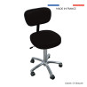 Tabouret médical sur roulettes avec dossier - Promotal®
