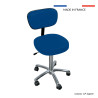 Tabouret médical sur roulettes avec dossier - Promotal®