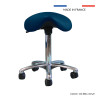 Tabouret  Promotal, roulettes, selle de cheval