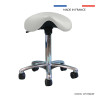 Tabouret  Promotal, roulettes, selle de cheval