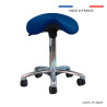 Tabouret  Promotal, roulettes, selle de cheval