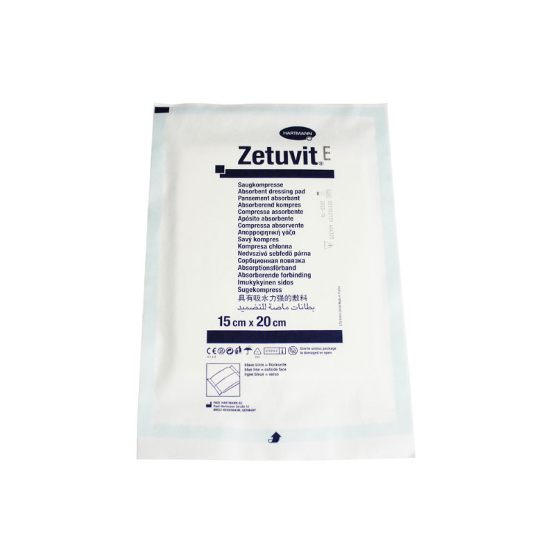Pansement absorbant stérile Zetuvit – Hartmann | Pansement américain