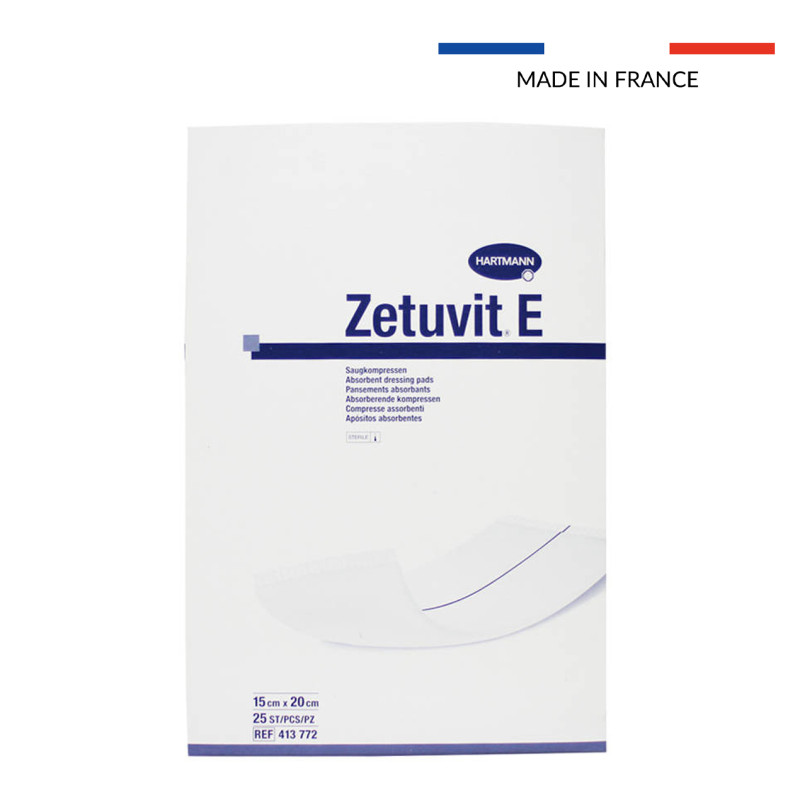 Pansement absorbant stérile Zetuvit – Hartmann | Pansement américain