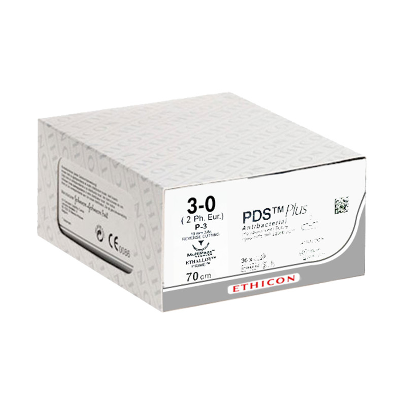 PDS™ Plus – Fil de suture résorbable antibactérien monofilament synthétique