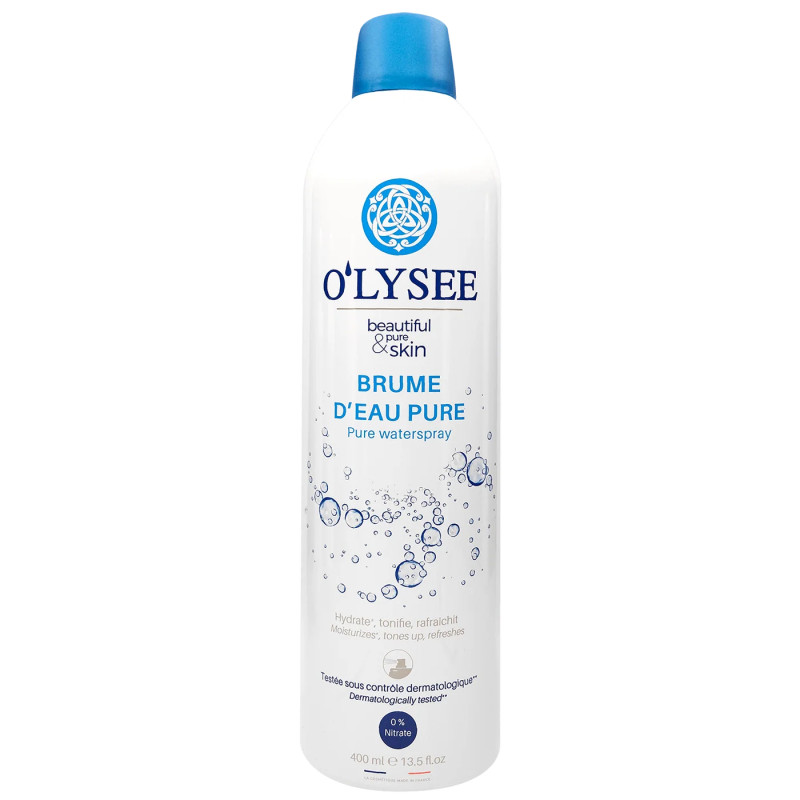 Brume d'eau pure O'lysée 400 ml – Hydratante et rafraîchissante
