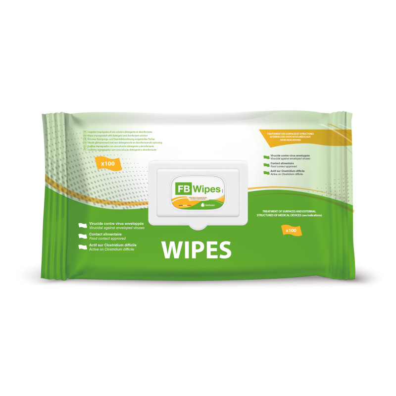 Lingettes désinfectantes FB Wipes pour cabinet médical