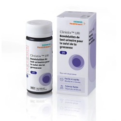 Bandelettes urinaires Clinistix URI Siemens – 4 paramètres