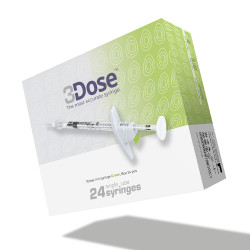 Seringue VLOW 3Dose Verte & Orange | Dosage précis
