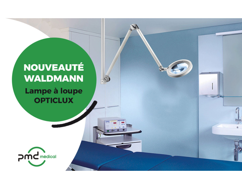 Lampe loupe Opticlux : La nouveauté Waldmann