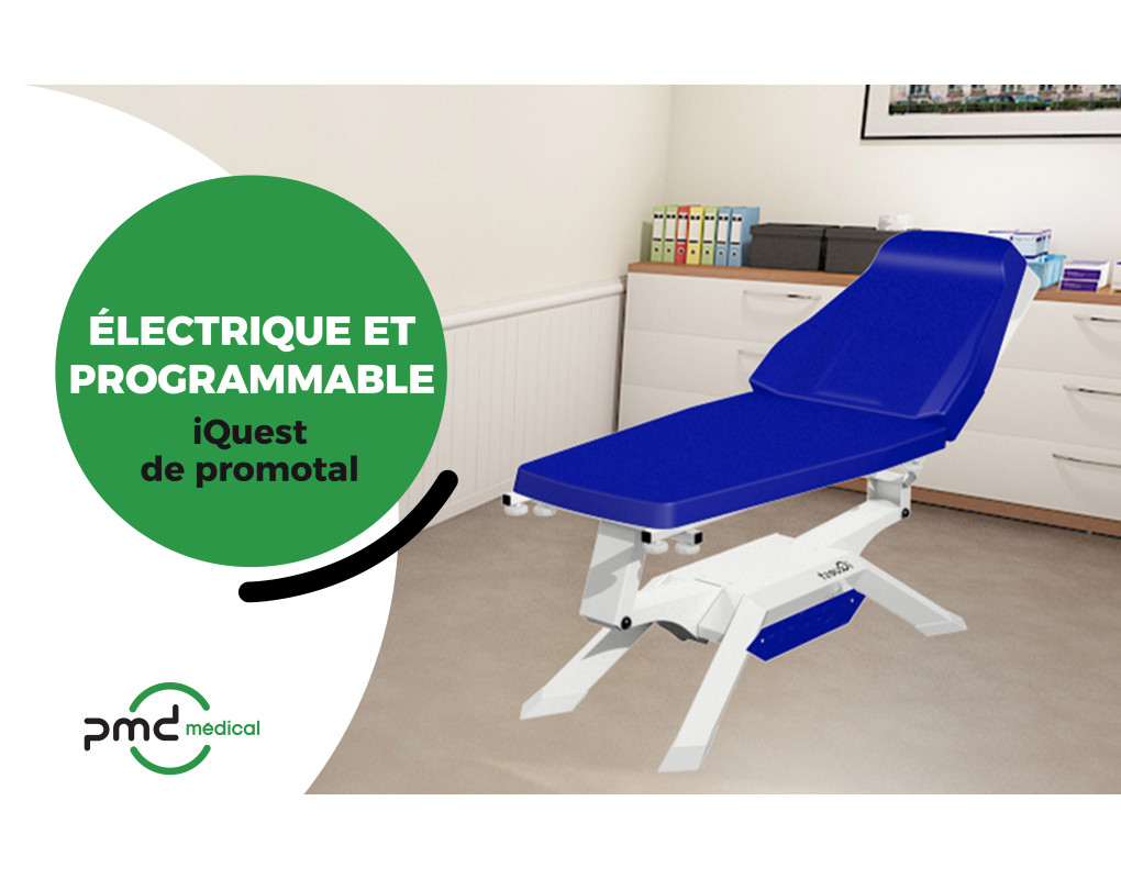 iQuest : Divan d'examen électrique aux positions programmables